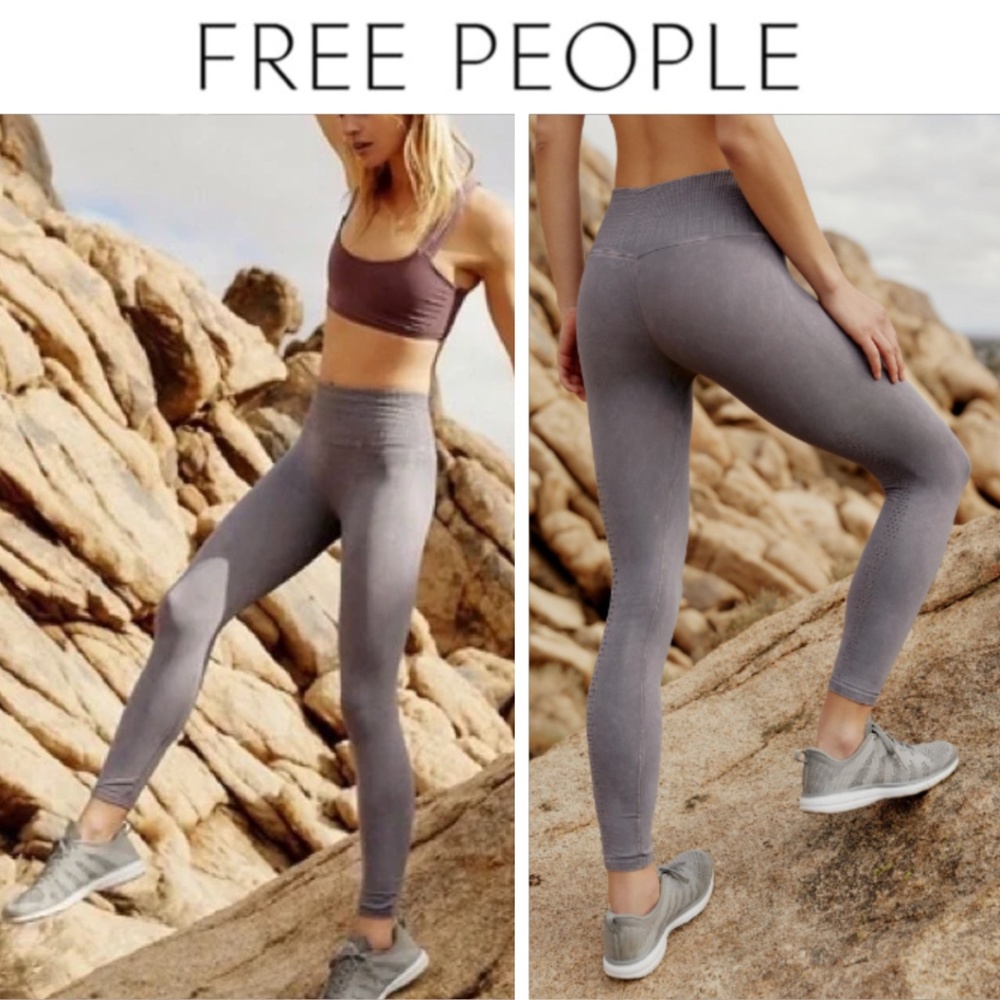 Free People High-Rise 7/8 Length Good Karma Leggings